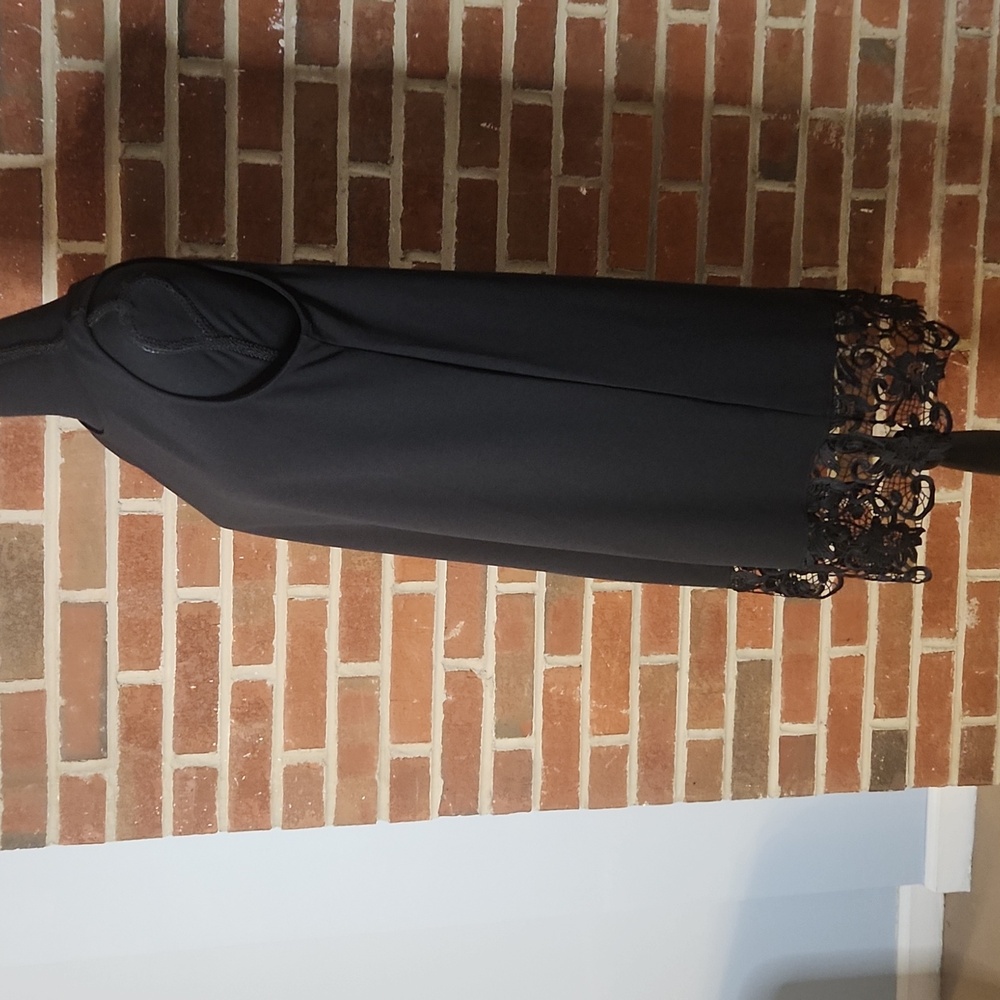 Marina black sheath dress, size 8 - Picture 2 of 5
